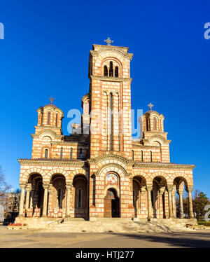 St. Markus-Kirche in Belgrad - Serbien Stockfoto