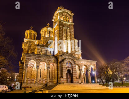 St. Markus-Kirche in Belgrad - Serbien Stockfoto