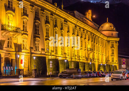 Die Hofburg (Hofburg) in Innsbruck - Österreich Stockfoto