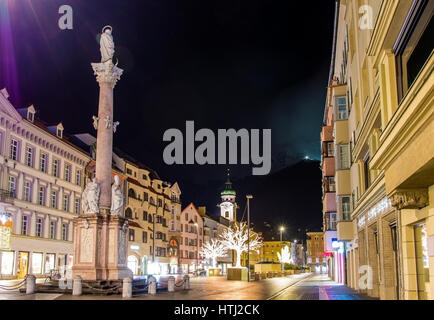 St.-Annen Spalte in Innsbruck - Österreich Stockfoto