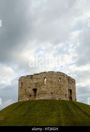 Clifford es Tower, York Stockfoto