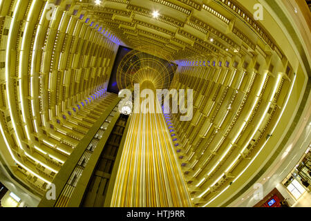 Innere des Marriott Marquis Hotel Atlanta, Georgia, USA Stockfoto