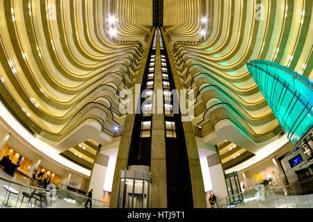 Innere des Marriott Marquis Hotel Atlanta, Georgia, USA Stockfoto