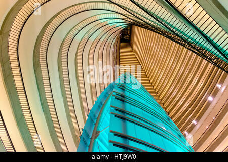 Innere des Marriott Marquis Hotel Atlanta, Georgia, USA Stockfoto