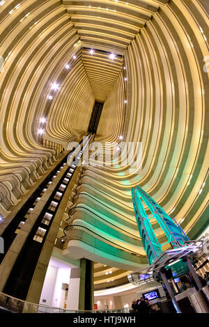 Innere des Marriott Marquis Hotel Atlanta, Georgia, USA Stockfoto