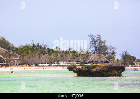 Aussicht auf den Strand. Watamu, Kenia. Stockfoto