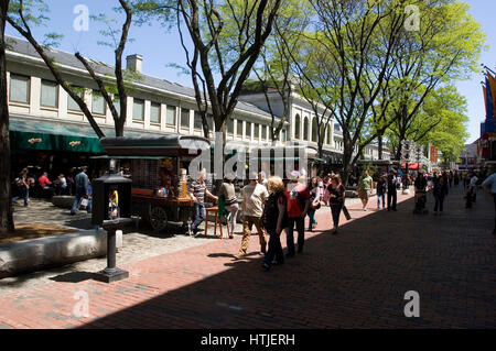 Faneuil Hall Marketplace in der Stadt von Boston, Massachusetts Stockfoto