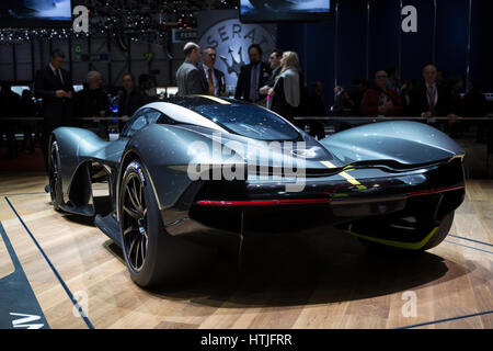 Aston Martin AM-RB 001 "Walküre" auf dem 87. Internationalen Genfer Autosalon Stockfoto