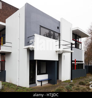 Rietveld Schroeder-Haus in der niederländischen Stadt Utrecht in den Niederlanden Stockfoto