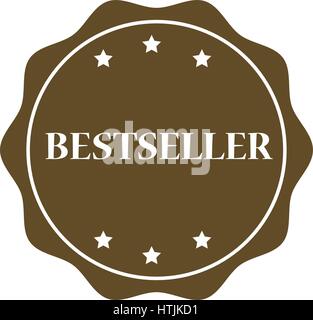 Besten Verkäufer Stempel Abbildung Stock Vektor