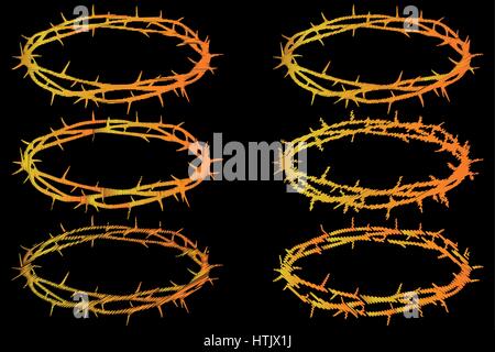 Dornenkrone, Jesus Christus - Krone Stock Vektor