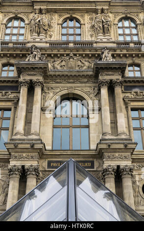 Der Louvre, Paris, Frankreich. Stockfoto