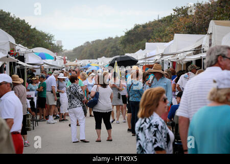 Florida, USA. 12. März 2017. Das Palm Beach Gardens Medical Center Kunst Fest am Meer in Juno Beach Sonntag, 12. März 2017. Bildnachweis: Bruce R. Bennett/der Palm Beach Post/ZUMA Draht/Alamy Live-Nachrichten Stockfoto