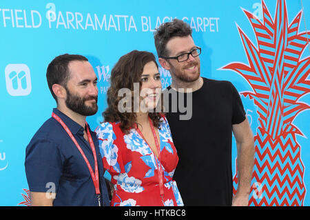 Sydney, NSW, Australien. 11. Februar 2017. SYDNEY, Australien - Februar 11 - Ankünfte am Tropfest 2017 am 11. Februar 2017 in Sydney, Australien. Bildnachweis: Christopher Khoury/Australier / Presse/ZUMA Draht/Alamy Live-Nachrichten Stockfoto