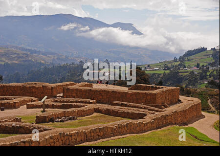 Ingapirca, Ecuador. 16. Oktober 2016. Die Inka-Stätte ist der am besten erhaltenen archäologischen Website aus Inka-Zeit in ganz Ecuador Ingapirca genannt. Aufgenommen am 16.10.2016. Foto: Reinhard Kaufhold/Dpa-Zentralbild/ZB | weltweite Nutzung/Dpa/Alamy Live-Nachrichten Stockfoto