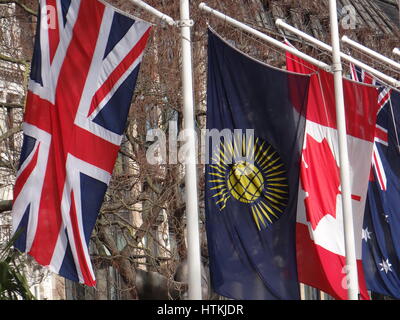 Westminister Abbey, London, UK. 13. März 2017. Die Commonwealth-Service findet in der Westminster Abbey am 15:15 am Montag, 13. März 2017 Credit: Nastja M/Alamy Live News Stockfoto