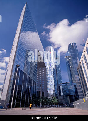 Bankenviertel, La Défense, Paris, Frankreich. Stockfoto