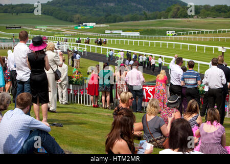 Chepstow Racecourse in Monmouthshire, Wales, Vereinigtes Königreich Stockfoto