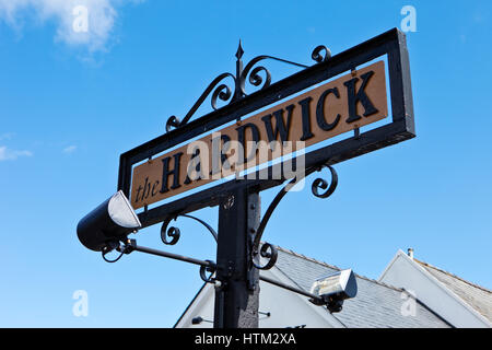 Die Hardiwick, im Besitz von Stephen Terry, Küchenchef und Inhaber, Abergavenny, Wales, Vereinigtes Königreich Stockfoto