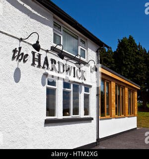 Die Hardiwick, im Besitz von Stephen Terry, Küchenchef und Inhaber, Abergavenny, Wales, Vereinigtes Königreich Stockfoto