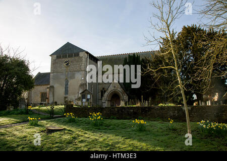 Die Kirche von St. James The Great, West Hanney, Wantage, Oxfordshire Stockfoto
