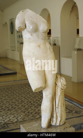 Göttin Venus. Römische Statue. 2. 4. 2. Jahrhundert n. Chr.. Hadrian-Ära. Spanien. Nationales Archäologisches Museum. Tarragona. Spanien. Stockfoto