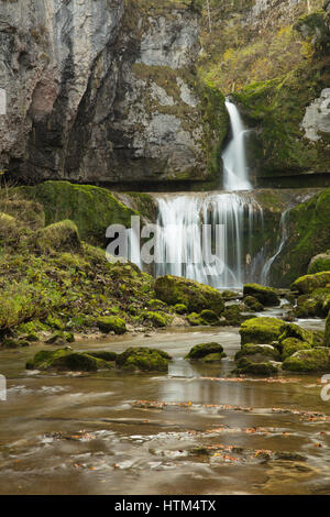 Cascade De La Billaude, Franche-Comté, Frankreich Stockfoto