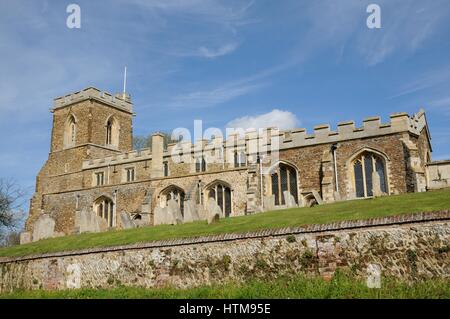 Str. Mary die Jungfrau Kirche Potton, Bedfordshire Stockfoto