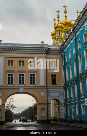 Kirche in Zarskoje Selo, Puschkin, Sankt Petersburg Stockfoto