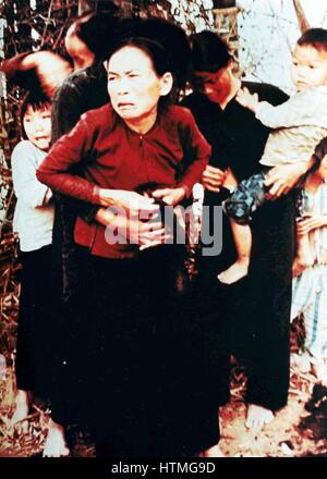 Das Massaker von My Lai, den Massenmord an 347, 504 unbewaffneten Bürgern der Republik Vietnam (Südvietnam), fast ausschließlich Zivilisten und die meisten von ihnen Frauen und Kinder, verübt durch Truppen der US-Armee am 16. März 1968. Frauen und Kinder in meiner Stockfoto