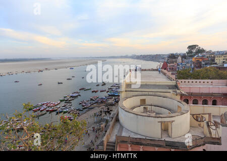 Ganges, Varanasi, Indien Stockfoto