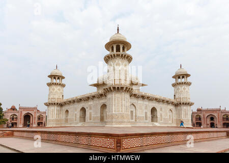 Grabmal des Itimad-Ud-Daula, Agra, Indien Stockfoto