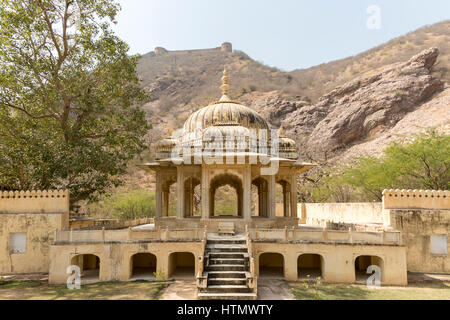 Gaitor in der Nähe von Jaipur, Rajasthan, Indien Stockfoto