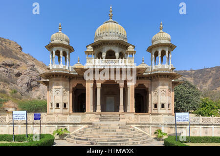 Gaitor in der Nähe von Jaipur, Rajasthan, Indien Stockfoto