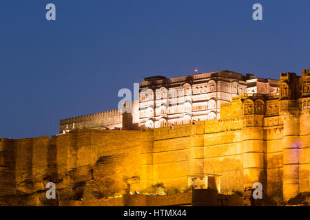 Mehrangarh Fort, Jodhpur, Indien Stockfoto
