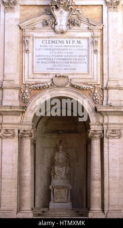 Renaissance Ecke im Kapitolinischen Palace in Rom, Italien Stockfoto