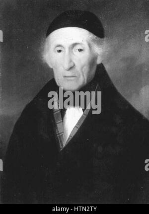 Vaclav Ningers Gemälde „Podobizna stareho muze“ aus dem Jahr 1870 zeigt eine ältere Figur in kontemplativer Stimmung und zeigt die Liebe des Künstlers zum Detail und zum Realismus. Stockfoto