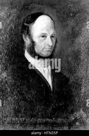 Karl Javurek 30. (7) 1815-24. (3) 1909 - Podobizna Pana Knoesla, Obchodnika Ve Slanem Stockfoto