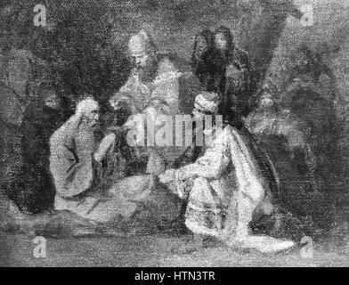 Karl Javurek 30. (7) 1815-24. (3) 1909 - Bretislav ein poustevnik Stockfoto