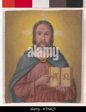 Karl Javurek 30. (7) 1815-24. (3) 1909 - Polopostava Krista Stockfoto