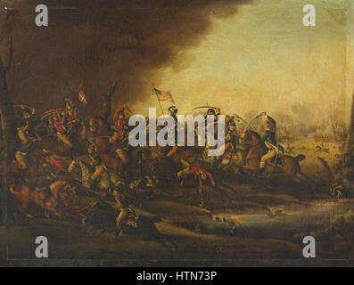 Schlacht von Cowpens 17. January1781 - Kräfte- Stockfoto