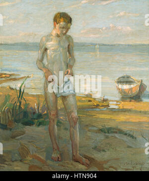 Christian Landenberger - Abend am Ammersee (1911) Stockfoto