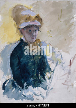 Mary Stevenson Cassatt - Mary Cassatt Selbstporträt - Google Art Project Stockfoto