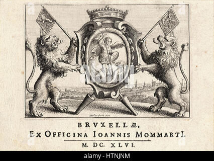 Wenzel Hollar - Arme von Brüssel Stockfoto