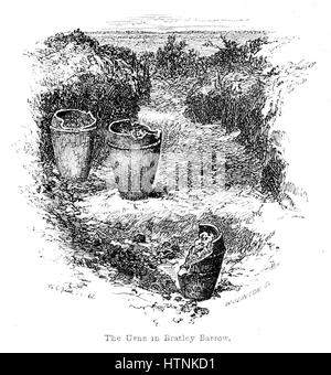 „The New Forest: Its History and its Scenario“ (der New Forest: Seine Geschichte und seine Landschaft) erkundet die natürliche Schönheit und historische Bedeutung des New Forest in England. Die Arbeit beleuchtet die Landschaft, die reiche Tierwelt und die Rolle, die es in der britischen Geschichte als königliches Jagdrevier spielte. Stockfoto