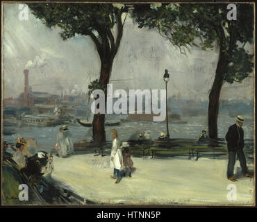 William Glackens - East River Park - Google Art Project Stockfoto