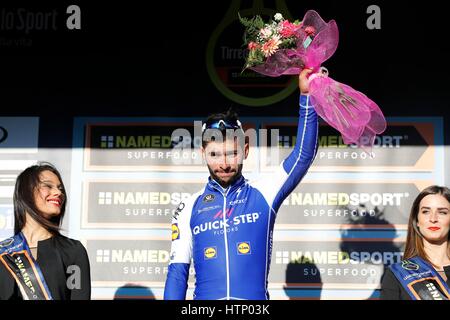 Oman. 13. März 2017. 52. Tirreno - Adriatico Bühne 06: Ascoli Piceno - Civitanova Marche 1.: GAVIRIA Fernando (COL) Quickstep Etagen Foto: Cronos/Yuzuru Sunada Credit: Cronos Foto/Alamy Live-Nachrichten Stockfoto