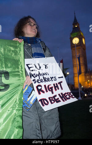 London, UK. 13. März 2017. Ehemaliger Führer der britischen Konservativen Partei und Austritt Befürworter Iain Duncan Smith im Parlament in Westminster kommt vor Auslösung des Artikels 50 zum Starten des Prozesses der Britiain verlassen der Europäischen Union-Kredit: Amer Ghazzal/Alamy Live-Nachrichten Stockfoto