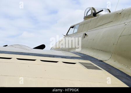 Houston, TX, USA. 13. März 2017. 13. März 2017 die Collins Foundation b-17 auf dem Display in Ellington Field, Houston, Texas. Credit: Ken Murray/ZUMA Draht/Alamy Live-Nachrichten Stockfoto