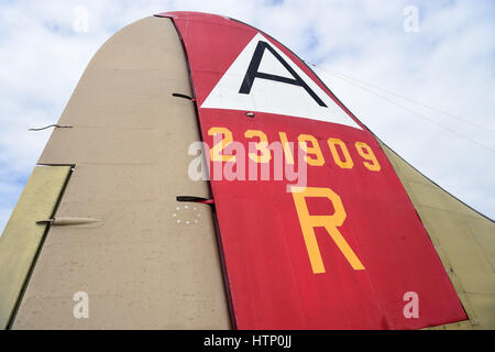 Houston, TX, USA. 13. März 2017. 13. März 2017 die Collins Foundation b-17 auf dem Display in Ellington Field, Houston, Texas. Credit: Ken Murray/ZUMA Draht/Alamy Live-Nachrichten Stockfoto